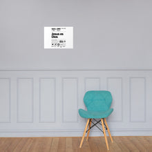 Load image into Gallery viewer, Jesus Es Dios Poster