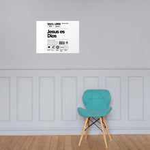 Load image into Gallery viewer, Jesus Es Dios Poster