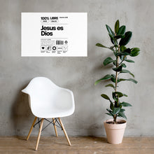 Load image into Gallery viewer, Jesus Es Dios Poster