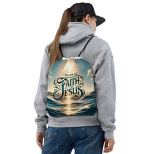 Load image into Gallery viewer, I Put My Faith In Jesus Collection Drawstring bag
