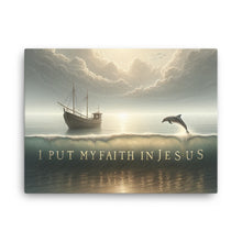 Load image into Gallery viewer, I Put My Faith In Jesus Collection Canvas
